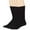 Black, variant on 7BIGSTARS KINGDOM Men's Seamless Bamboo Dress Socks - 4 Pack - Breathable Casual Soft Crew Business Solid - Sock Size 9-11 Shoe 6-9 M Black