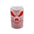 thumbnail image 1 of Advancent luminosa, candelabro hecho a mano con cabeza de Calavera, velas que funcionan con pilas, lámpara de mesa, decoración superior, decoración Iluminación navideña Blanco Advancent HA068219-03, 1 of 6