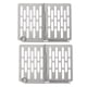 thumbnail image 1 of 2pcs rejilla plegable rejilla multipropósito Barbacovia Grill de acero inoxidable BBQ Grill Net para barbacoa al aire libre, 1 of 4
