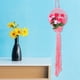 thumbnail image 2 of Cesta colgante de pared con borlas de estilo bohemio, colgador de plantas, decoración de jardín, cesta colgante tejida a mano, 2 of 8