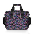 thumbnail image 7 of FORMRS Insulated Cooler Bag 24 Cans Capacity Soft Leakproof Lunch Box with Side Pockets, Night Flower Blooms Pattern, 7 of 7