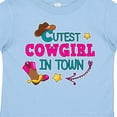 thumbnail image 4 of Inktastic Cutest Cowgirl in Town with Cowgirl Hat and Boots Girls Toddler T-Shirt, 4 of 5