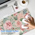 thumbnail image 4 of Long Mouse Pads for Desk,Pioneer Flower Floral Print Pattern Desk Mats on Top Of Desks, Desk Mouse Pad Extra Large with 3mm Non-Slip Base and Stitched Edge for Gaming,Office,Work,Home 31.5"x11.8", 4 of 6