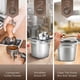 thumbnail image 2 of Recipiente para posos de café Knock Box Recipiente para recoger posos de café Recipiente para posos de café espresso Knock Box con barra de golpeo extraíble, prensador de café y cepillo de, 2 of 5