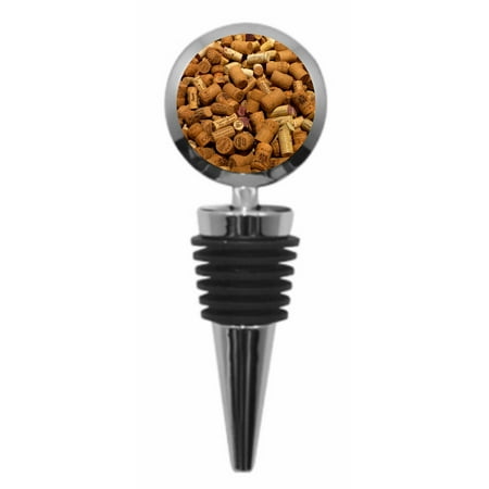 Nfl Bottle Cork Set - Wine Corks Pattern Print Design Metal Wine Bottle Stopper with Vaccum
