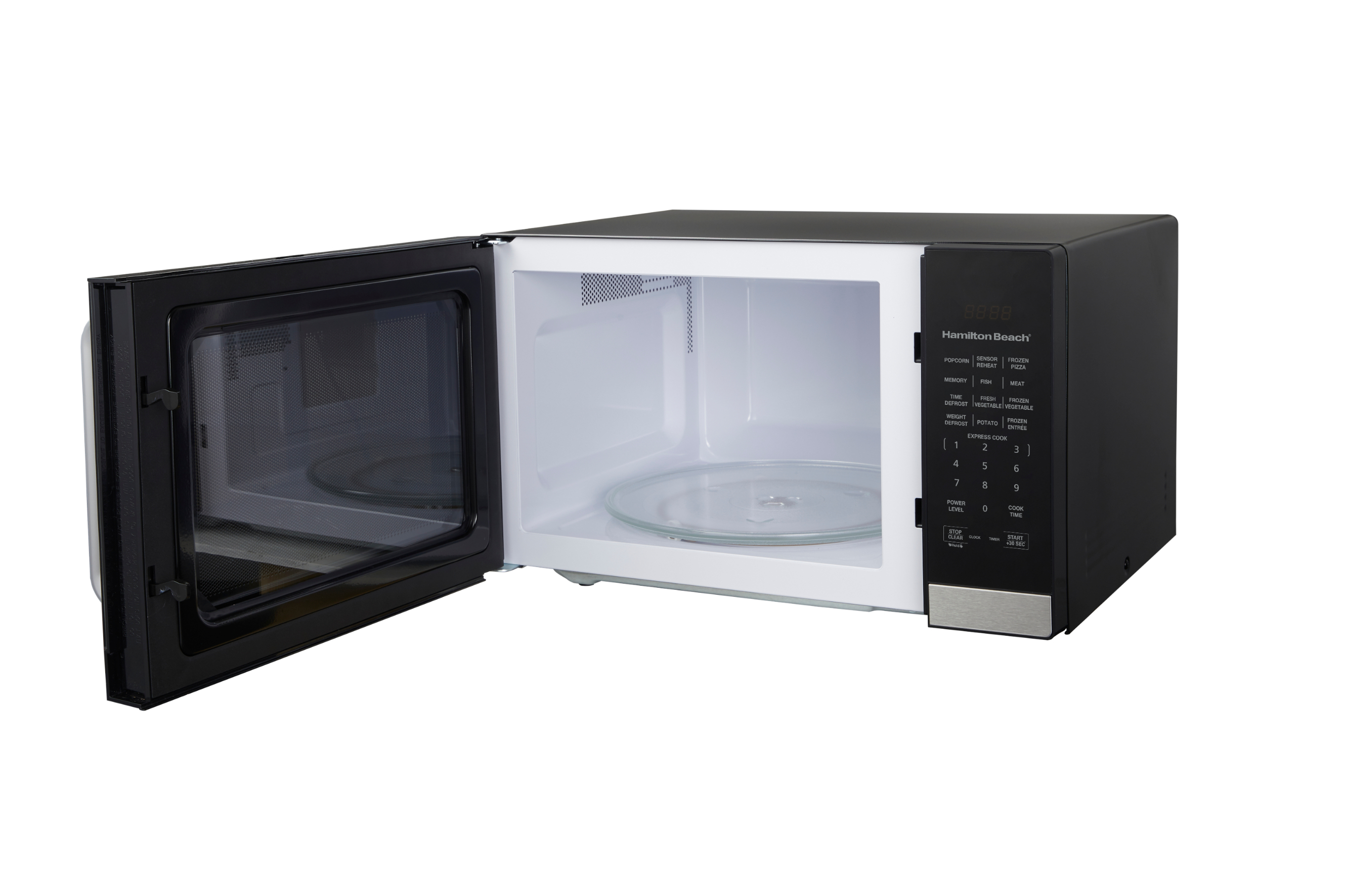 Hamilton Beach 1.4 Cu.ft. Microwave Oven, Stainless Steel, with Sensor - image 5 of 6