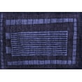 thumbnail image 1 of Ahgly Company Machine Washable Indoor Rectangle Oriental Blue Modern Area Rugs, 5' x 8', 1 of 4