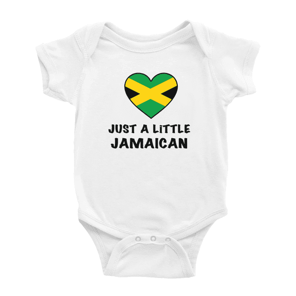 Just A Little Jamaican Cute Baby Bodysuit