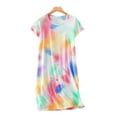 thumbnail image 2 of Lxkfashion Sale 2025 Under $10 Nightgowns for Women Soft Cotton Sleep Shirts Short Sleeve Sleepwear, 2 of 4