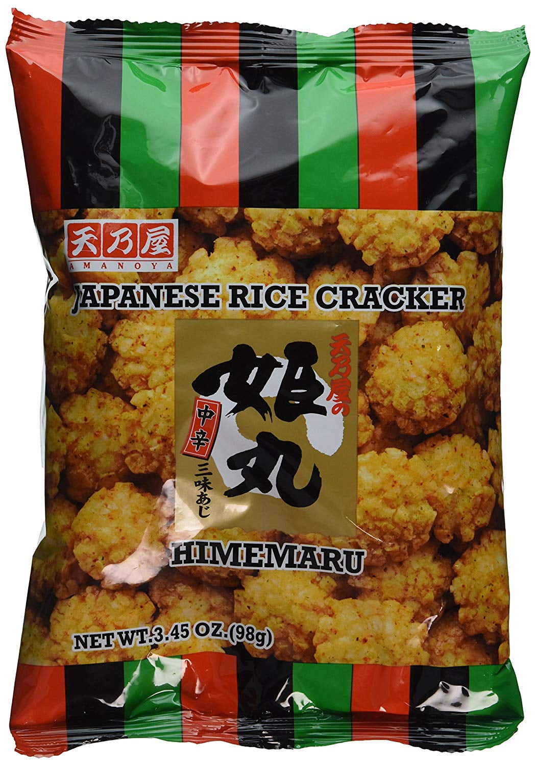 Amanoya Himemaru, Medium, Japanese Rice Cracker, 3.45 oz (2 Pack