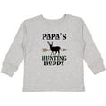 thumbnail image 3 of Inktastic Papa Hunting Buddy Bow Hunter Boys or Girls Long Sleeve Toddler T-Shirt, 3 of 5