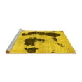 thumbnail image 2 of Ahgly Company Machine Washable Indoor Rectangle Oriental Yellow Modern Area Rugs, 7' x 10', 2 of 4