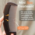 thumbnail image 2 of Dandruff Comb Fine Tooth Scalp Comb for Dandruff Removal & Lice Prevention - Brown Scalp Detox Comb for Women/Men/Kids, 3-in-1 Massager Brush with Detox & Hair Cleansing Tool for Gentle Care, 2 of 10