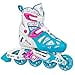 thumbnail image 3 of Roller Derby Girls Tracer Adjustable Inline Skates (Blue, Medium (2-5)), 3 of 4