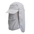 thumbnail image 1 of Baseball Cap Summer Outdoor Sun Hat Protection Bucket Boonie Cap Solid Adjustable Fishing Hat, 1 of 3