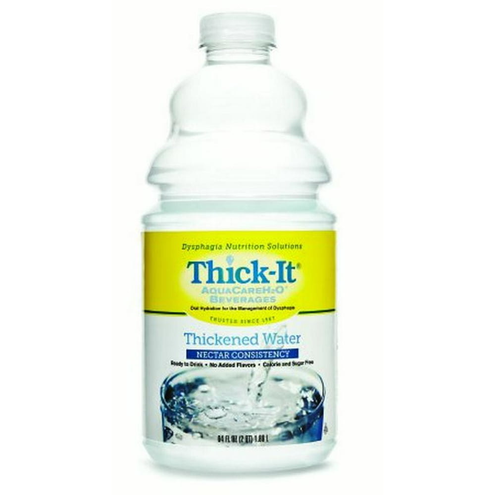 ThickIt AquaCareH2O Thickened Water 64 oz. Bottle Unflavored Nectar