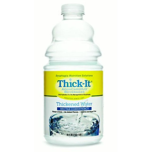 ThickIt AquaCareH2O Thickened Water 64 oz. Bottle Unflavored Nectar