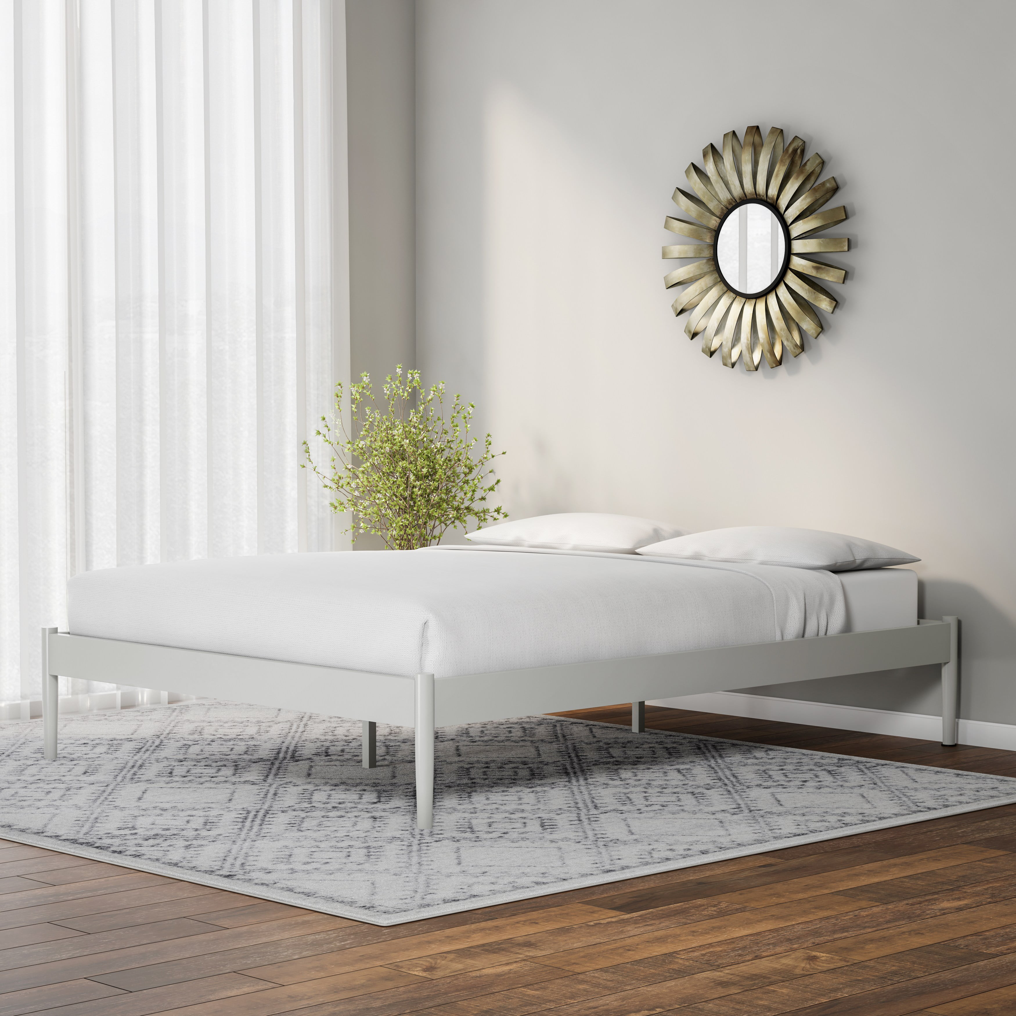 Carson Carrington Deje Stainless Steel, Stainless Steel Bed Frame Designs