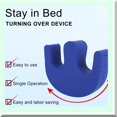 Elderly Care Turnover Aid Anti Bedsore Bed Pad for Paralyzed Patients Cotton Blue Bed Fer
