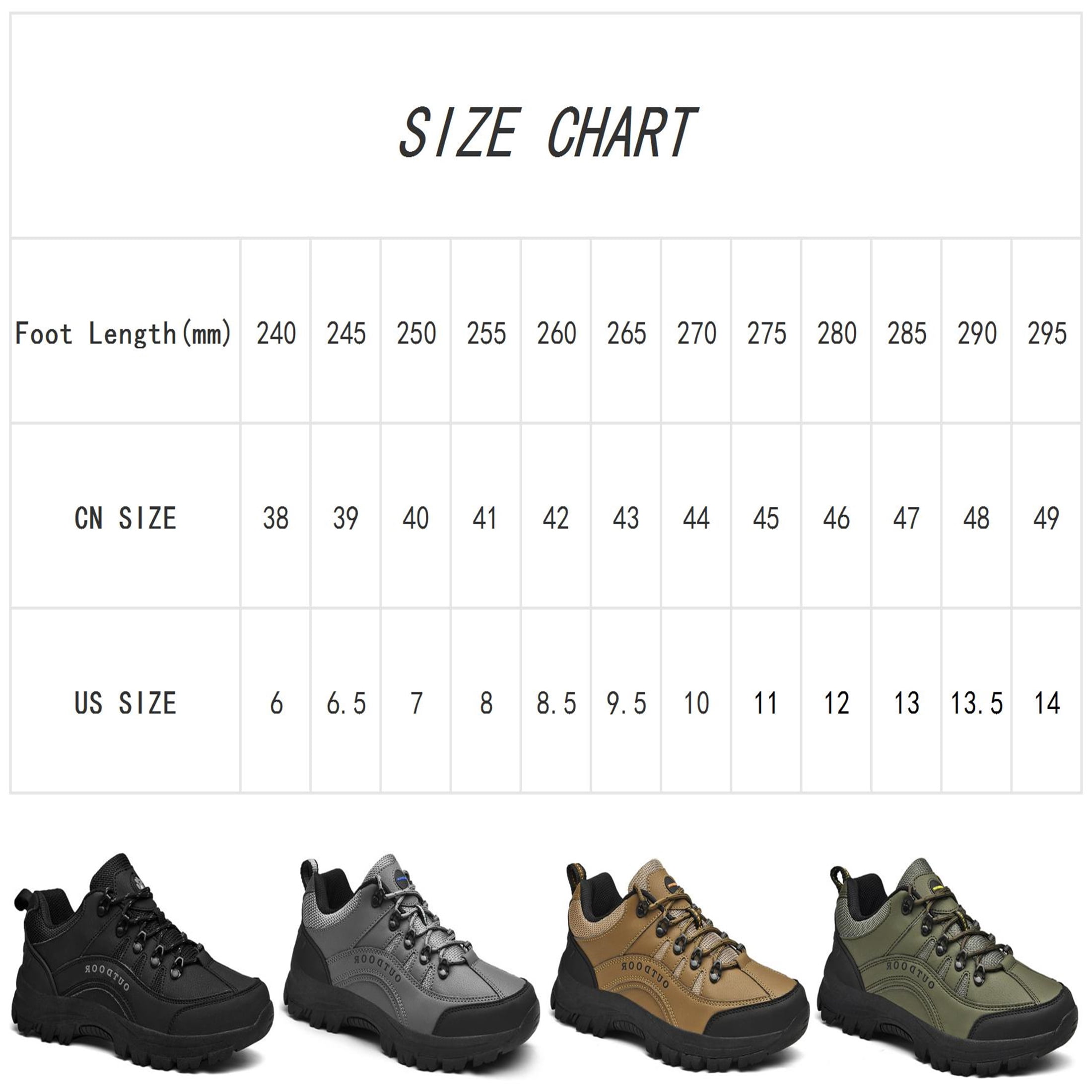 LASUDRAA Men's Hiking Shoes Waterproof Non-Slip Low-Up Sport Shoes Comfortable Outdoor Sneakers