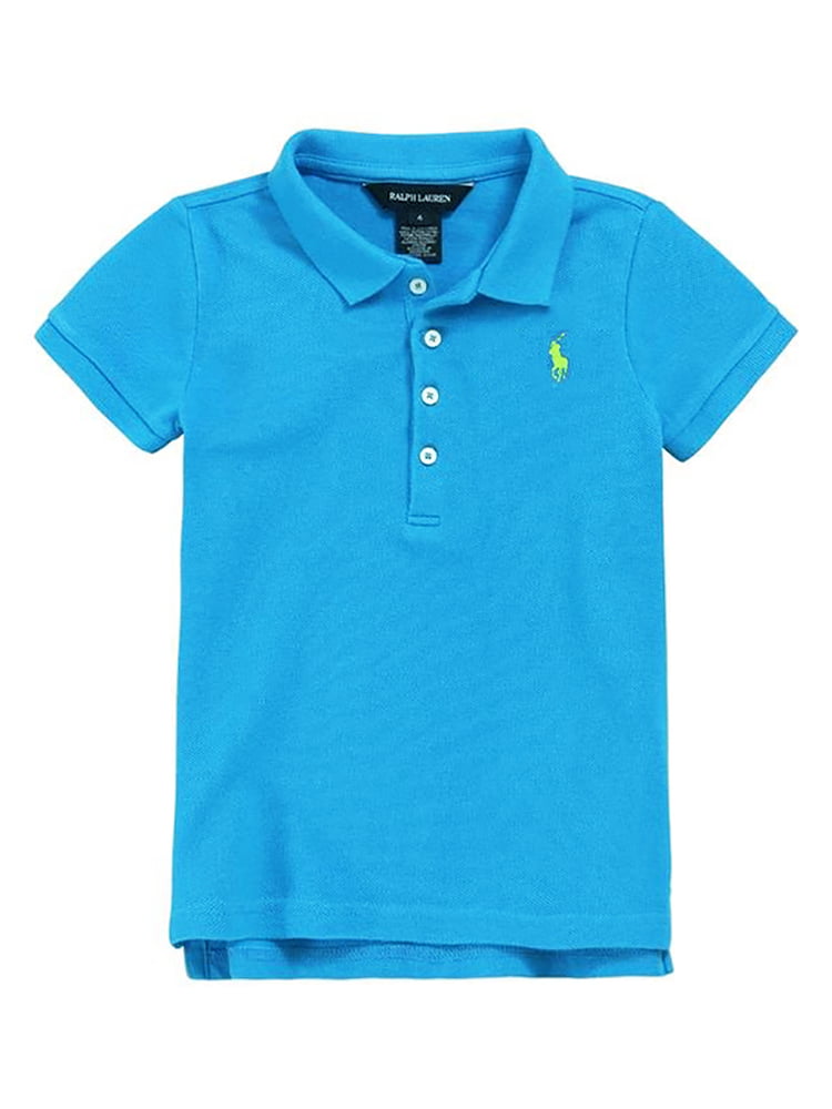 Ralph Lauren - Ralph Lauren Girls Tennis Tail Polo Shirt - Turquoise ...