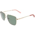 thumbnail image 4 of Hurley Positano - HSL4002PS_717, square sunglass, gold/green frame & green polarized lens + ar coating, 4 of 6