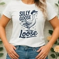 thumbnail image 2 of Silly Goose On The Loose - Funny Animal Women's T-Shirt, 2 of 3