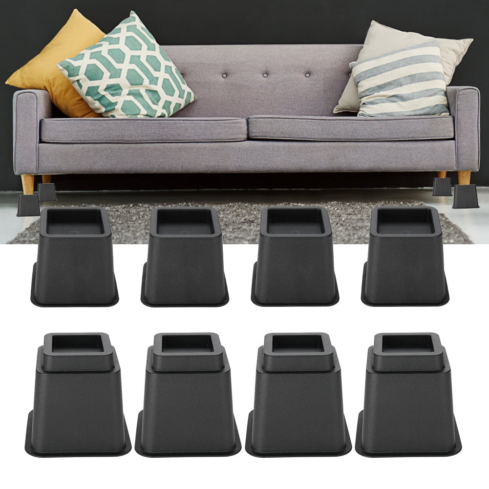 Lhcer Furniture Raisers Adjustable Bed Chair Sofa Riser Feet Lift