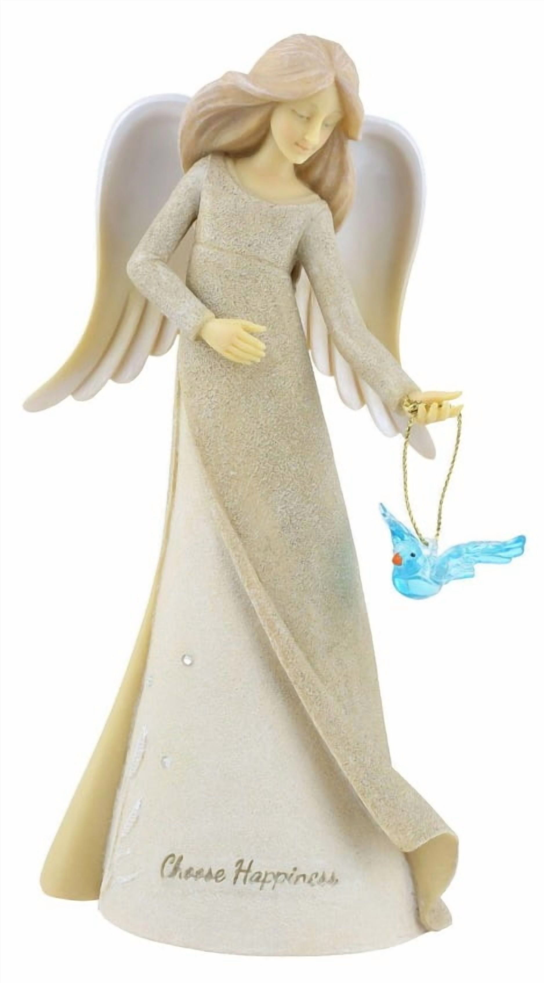 Jim Shore Hope of Humanity Angel with Cardinal Dress Figurine
