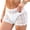 White, variant on Womens Drawstring Shorts Women's Crochet Beach Shorts Hollow out High Waisted Sheer Board Shorts Summer Bikini Swimsuit Cover up Bottoms Beige L