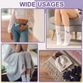 thumbnail image 6 of Uxcell Shoe Charm for Sneakers, White Pearl Bow and Blue Tulle Raw-Edge Fringe Bow Clips Shoelace Rhinestone Gold Brooches Accessories for Women Shoes, Hat, Clothing DIY Pack of 23, 6 of 6