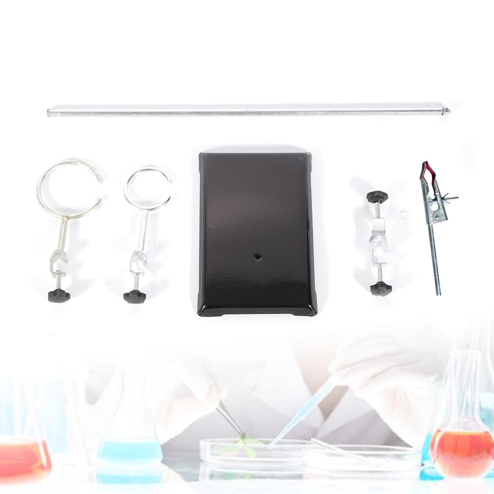Laboratory Distilling Apparatus Stands Support Clamp Flask Retort Fixing Kit