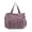 Purple, variant on Women's Large Denim Tote Bag with Multiple Pockets, Zippered Canvas Shoulder Purse for Work & Travel
