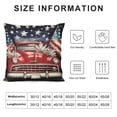 thumbnail image 5 of YINGXI Throw Pillow Covers, USA Flag for Sofa Couch 22x22in, 5 of 5