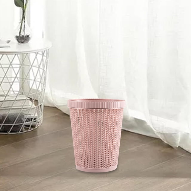 Cubo de Basura, Cesto de Papelera, Cesto de Basura, Cubo de Basura, Cubo de Basura Redondo, Cubo de Basura para Cocina, Inodoro, Sala de Estar, Hogar, Soledad Bote de basura