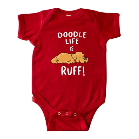 

Inktastic Doodle Life is Ruff! Golden Doodle Gift Baby Boy or Baby Girl Bodysuit