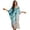 Blue and Beige - Beach Starfish, variant on Leopard Print Kaftan Dress for Women Plus Size V Neck Beach Cover Ups Batwing Sleeve Caftan Dresses Casual Loose Bathing Suit Coverups