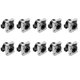 thumbnail image 1 of 10PCS Ethernet Rj45 Chassis Socket NE8FDP Ethernet Pass Through Connector IP65 Waterproof D, 1 of 5
