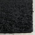 thumbnail image 6 of SAFAVIEH Athens Solid Plush Shag Area Rug, Black, 3' x 5', 6 of 7