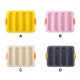 thumbnail image 5 of Molde de pan Molde flexible Pastelería para hornear bandeja de chocolate reutilizable Molde de pastel de chocolate PAN Panadería de la panadería Accesorio para refrigerador Horno Rosa Inevent HA028546-02, 5 of 7