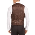thumbnail image 2 of Ralph Lauren Men’s Window Vest, Brown, Small, 2 of 2
