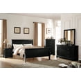 thumbnail image 3 of Acme Furniture Louis Philippe Chest with Five Drawers, Black, 3 of 3