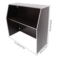 thumbnail image 3 of Shzicmy Modern Portable Bar Cabinet Foldable Bar Cabinet Freestanding Portable Event Bar, 3 of 19