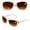 White, variant on Women Bifocal Reading Sunglasses Reader Glasses Fashion Rhinestone Translucent