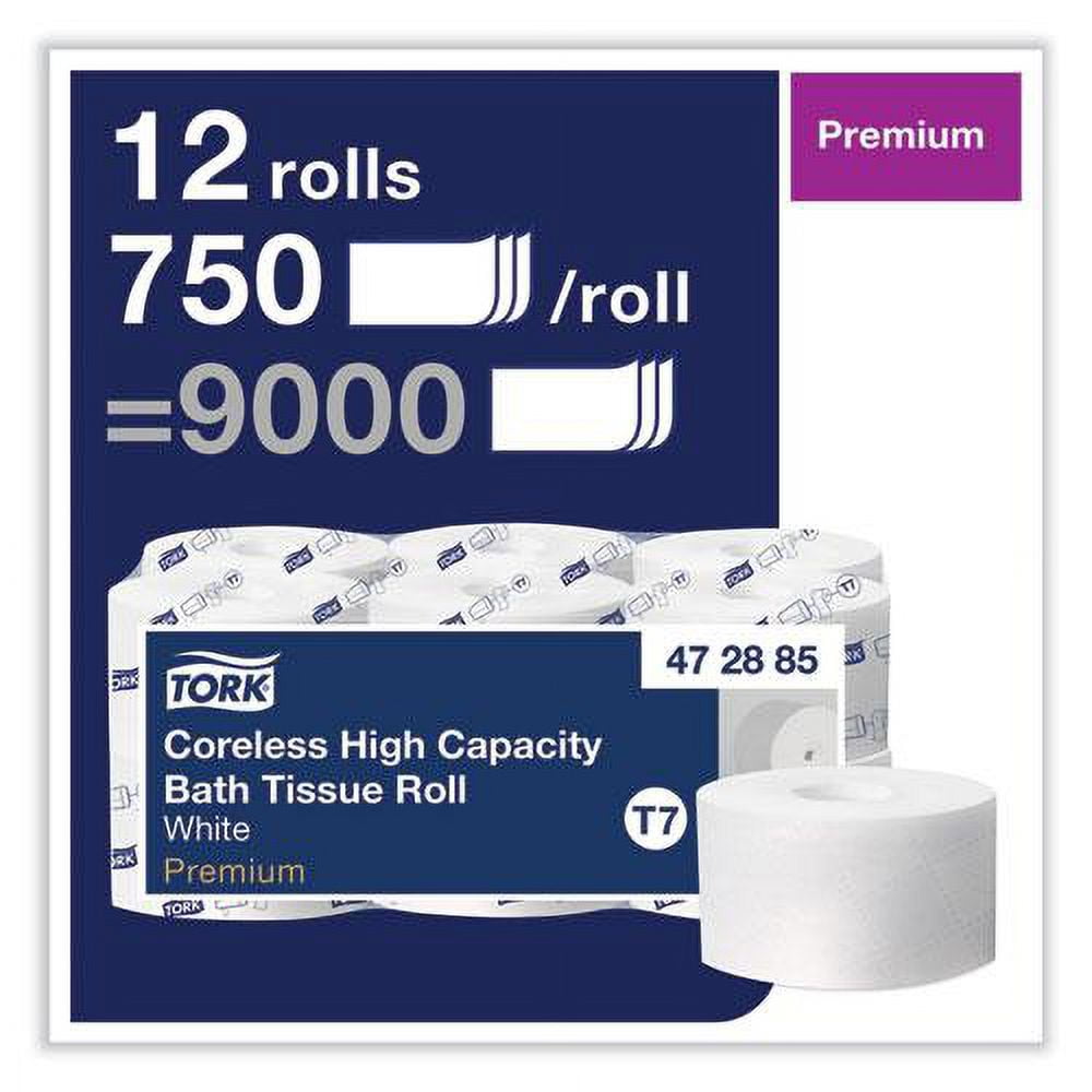 Tork Coreless High Capacity Bath Tissue 2-Ply 750 Sheets/Roll 12/Ctn 472885