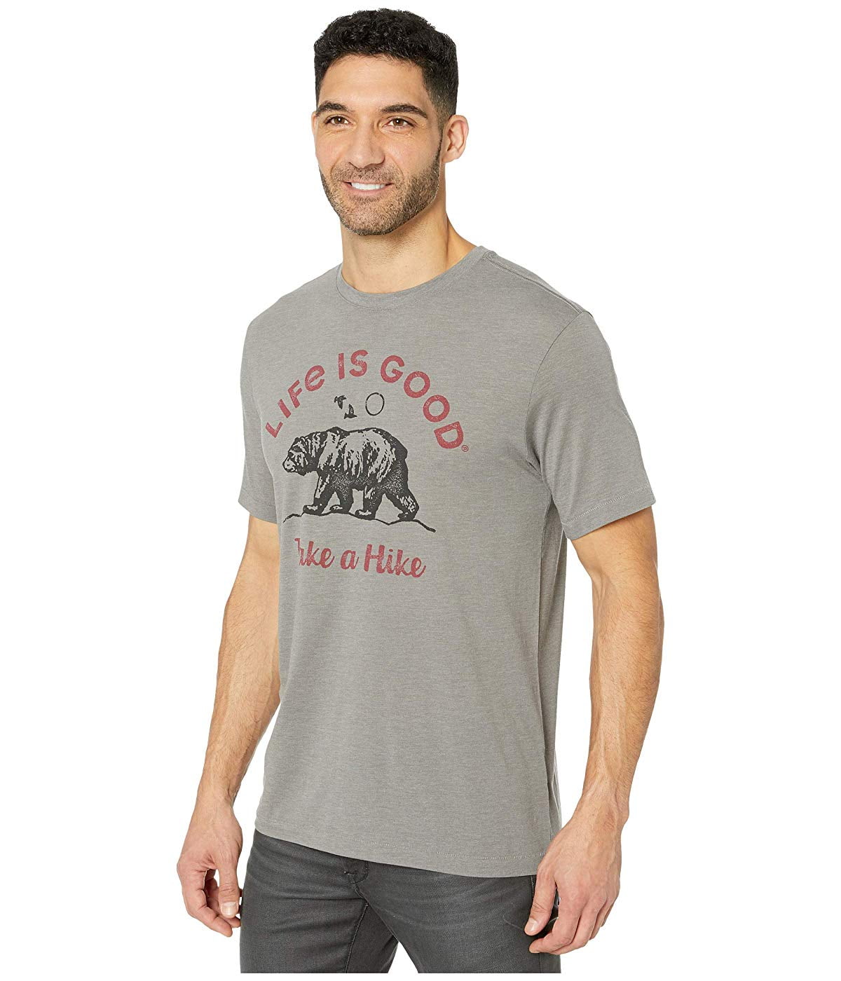 Hike Bear Cool Tee Slate Gray 