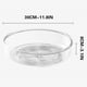 thumbnail image 3 of Estante giratorio de almacenamiento para cocina | Organizador transparente Lazy Susan giratorio | Bordes altos y asas | Soporte para latas de condimentos de despensa 360° | PET de gran capacidad, 3 of 9