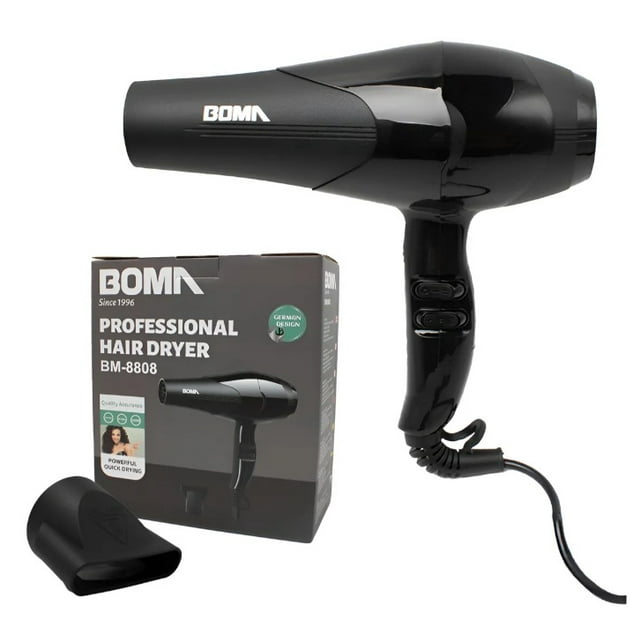 Secadora de Cabello Portátil Aire Caliente y Frío Negro