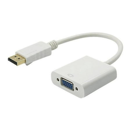 UPC: 0873791012510 | 4XEM 10in DisplayPort Male To VGA Female Adapter White