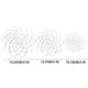thumbnail image 3 of Set de 3 para arreglos florales de hierro: soporte metálico para floreros y resistente para plantas en maceta, compacto y fácil de limpiar, 3 of 8